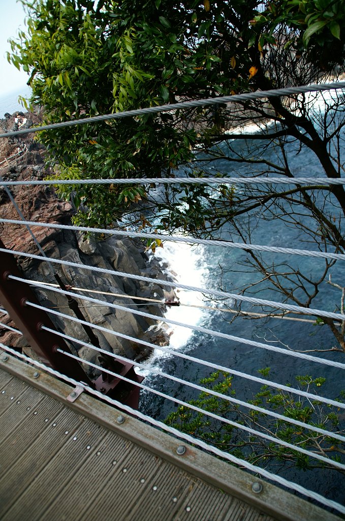 『水』吊り橋