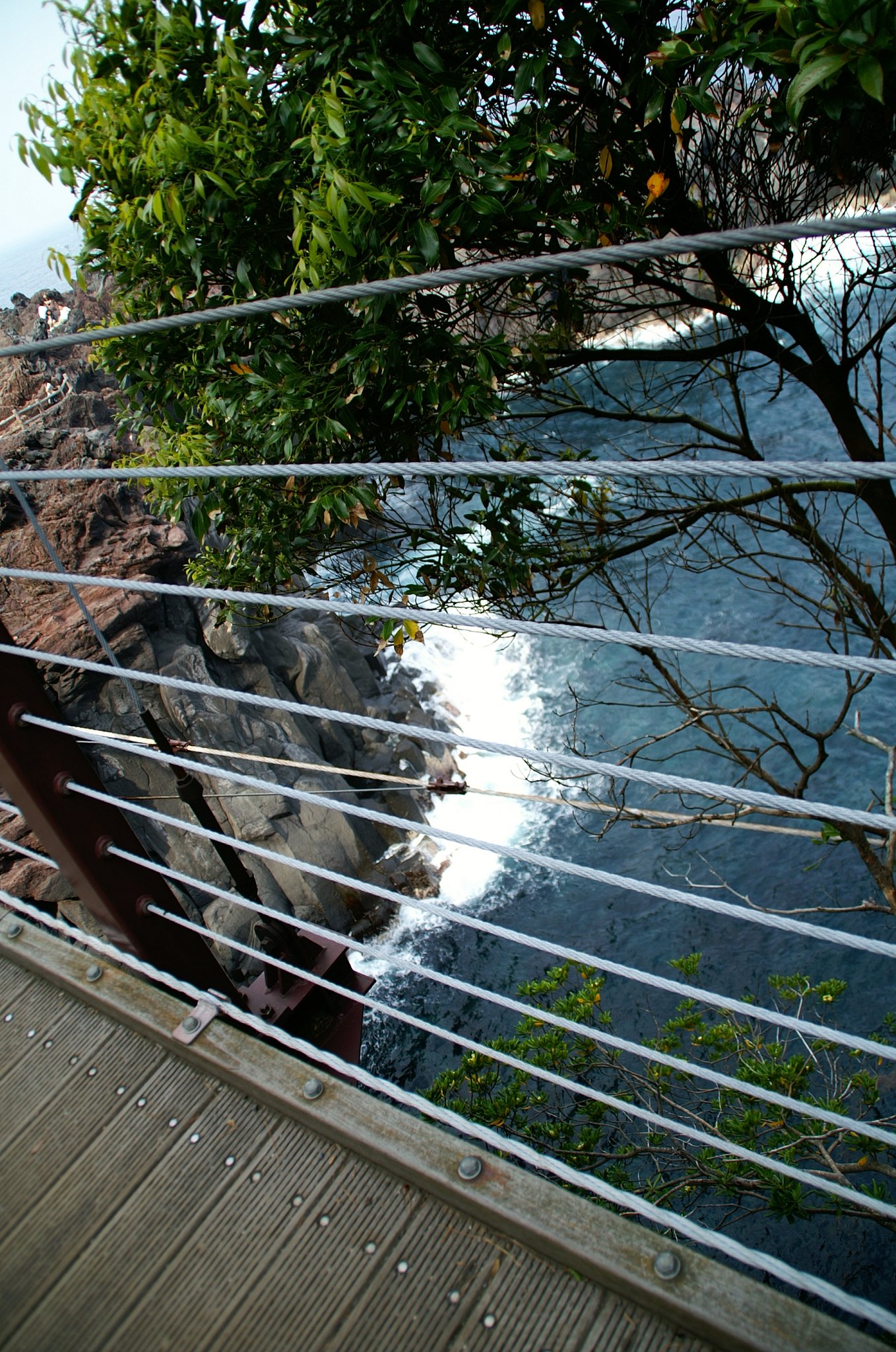 『水』吊り橋