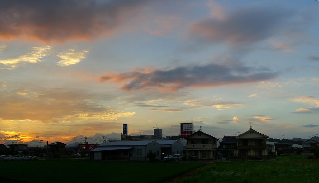 夕焼け(定点観測)