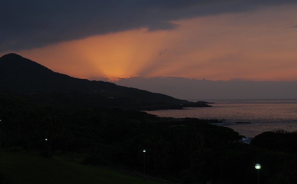 東シナ海の夕焼け