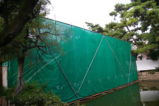 太鼓橋　改装中
