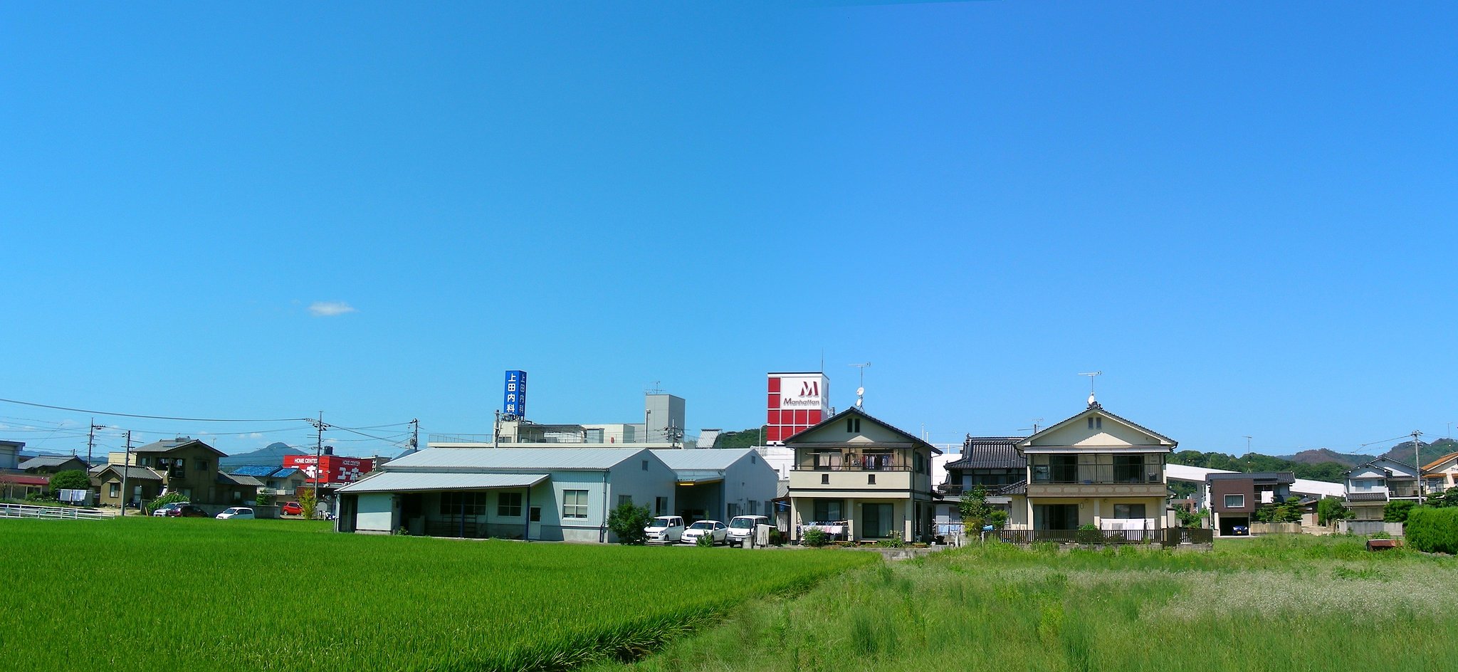 真っ青