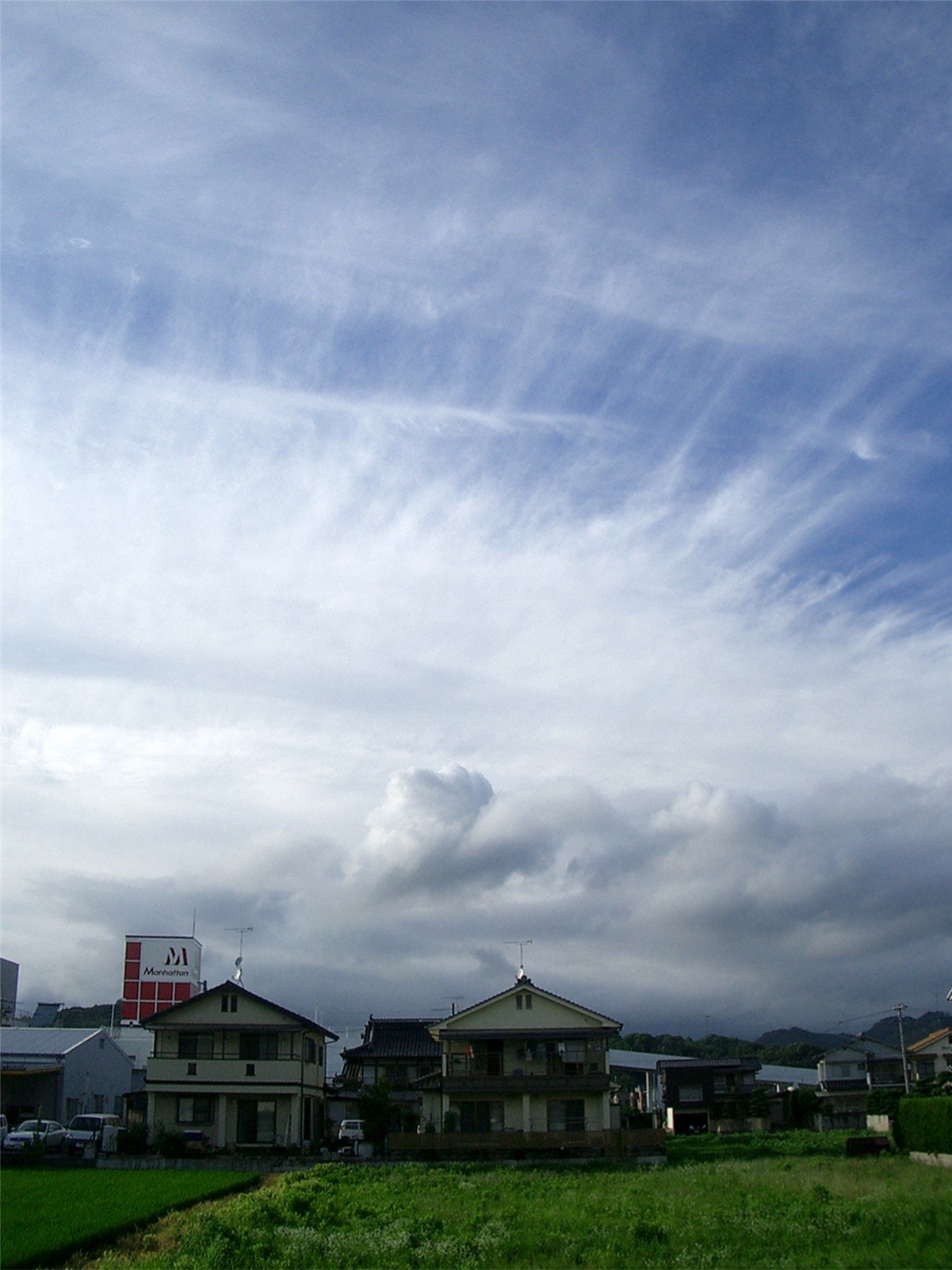 夕焼けは無し