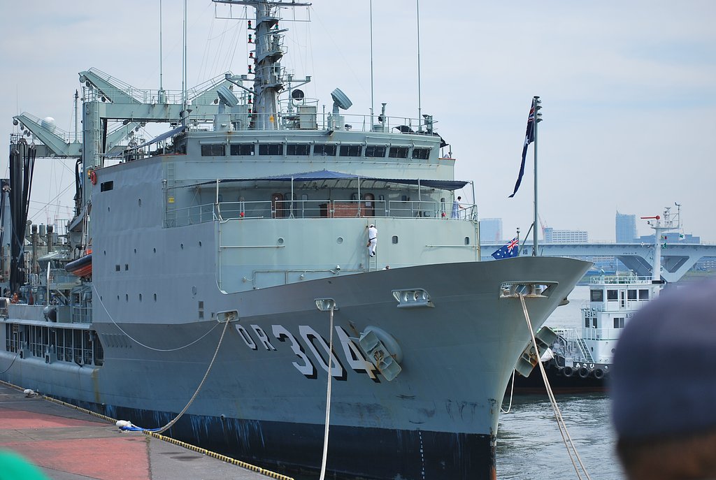 オーストラリア艦隊、晴海入港（その４）