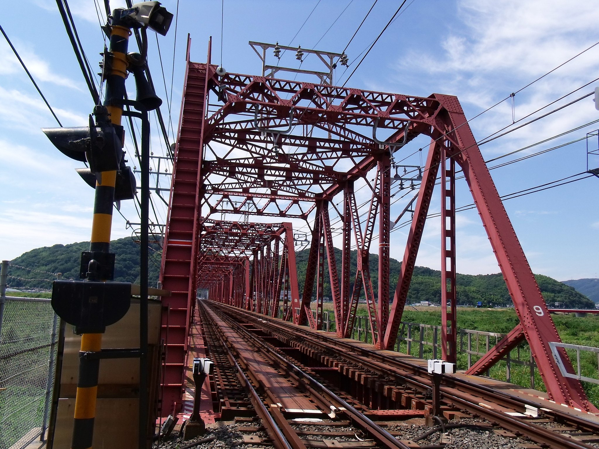 ９連トラス橋