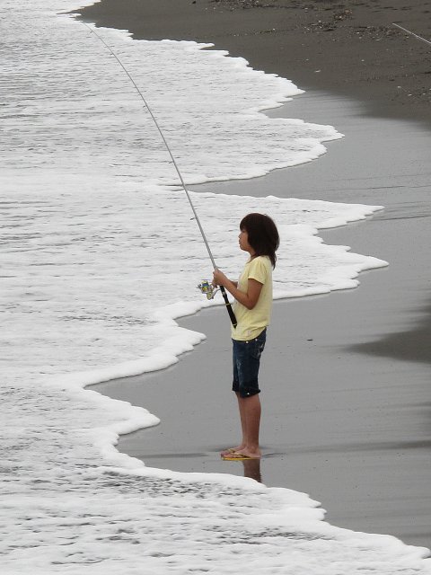 小さな釣り人