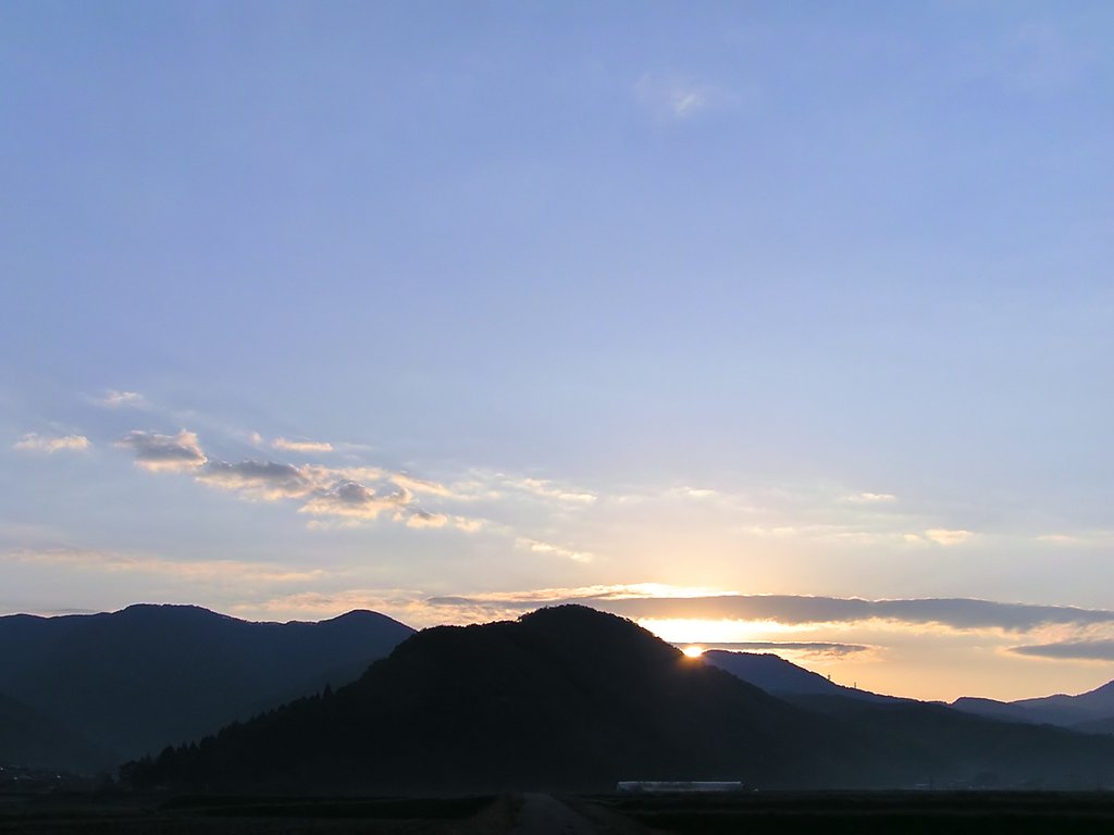 朝日の出!
