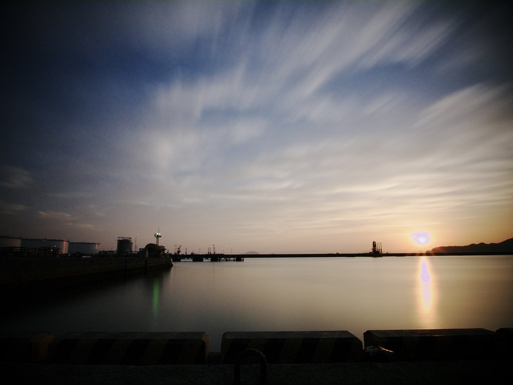 sunset blue