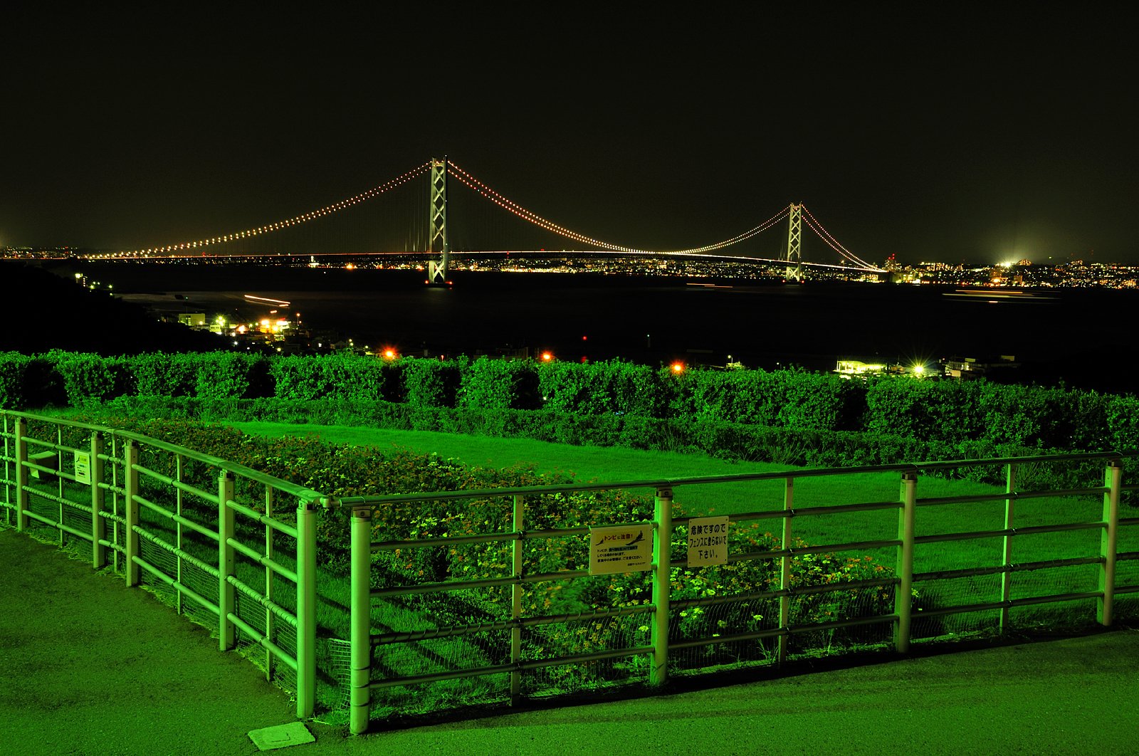 本州と淡路の架け橋（夜）