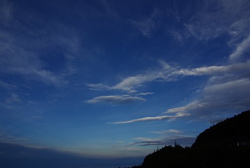 Beyond the blue sky & white cloud