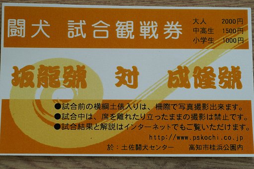 入場券
