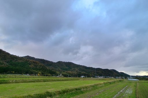 今日の夕暮れ!