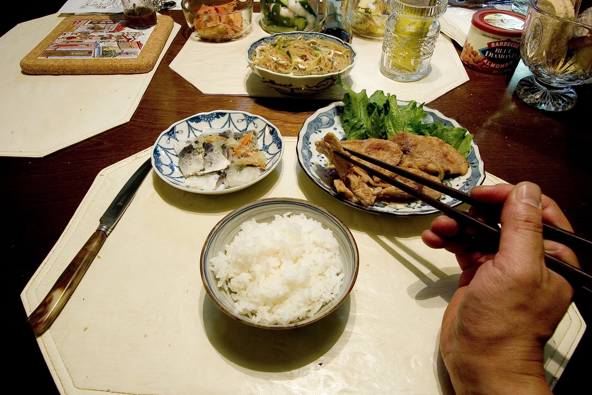 今晩は