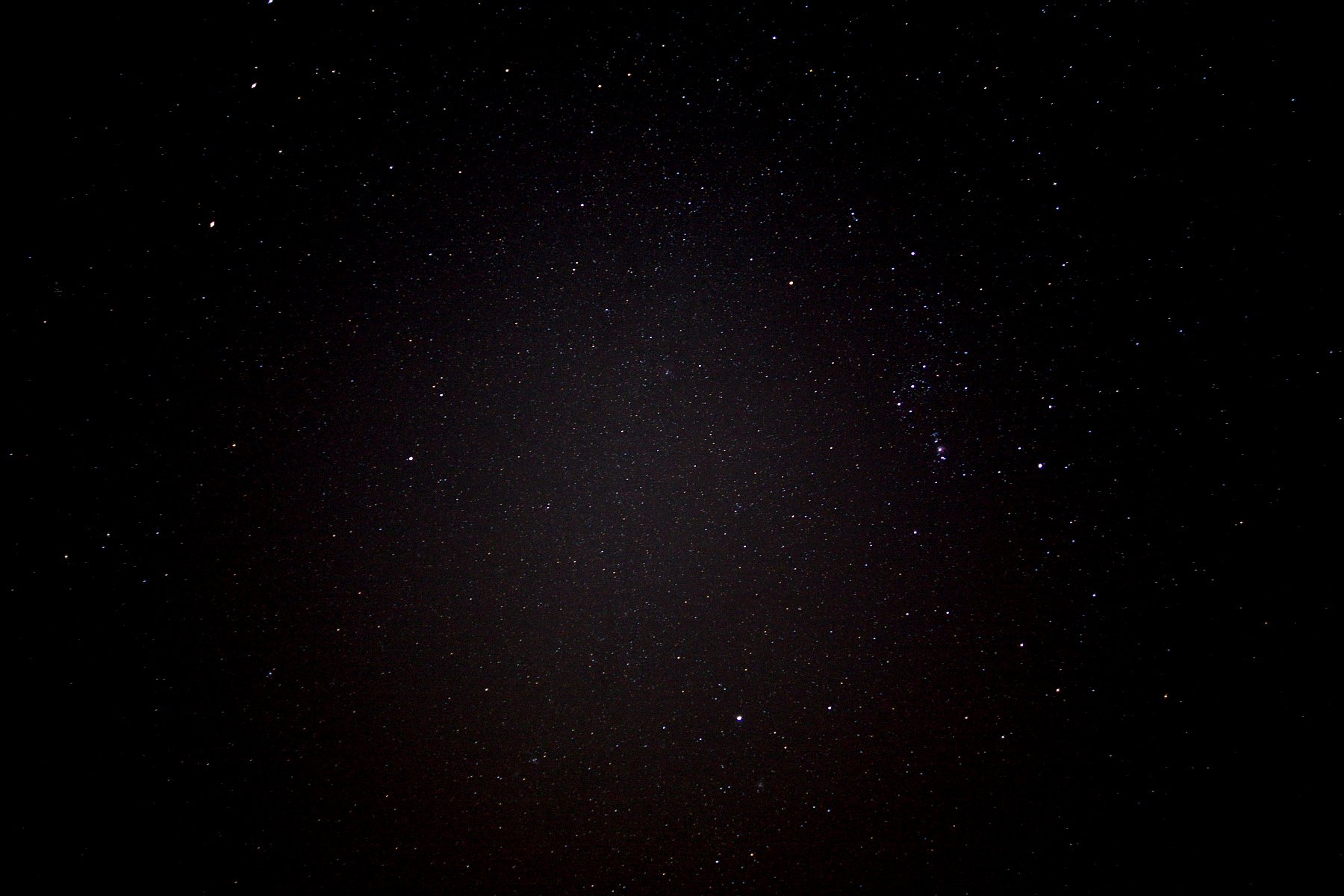 冬の大三角と火星