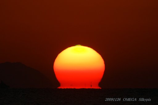風早のだるま夕日 Ni １１・２６