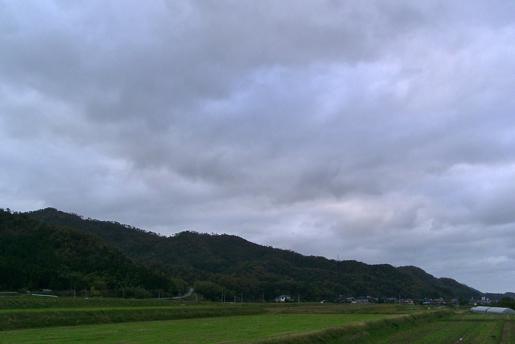 今日の日の入りと思われる頃?