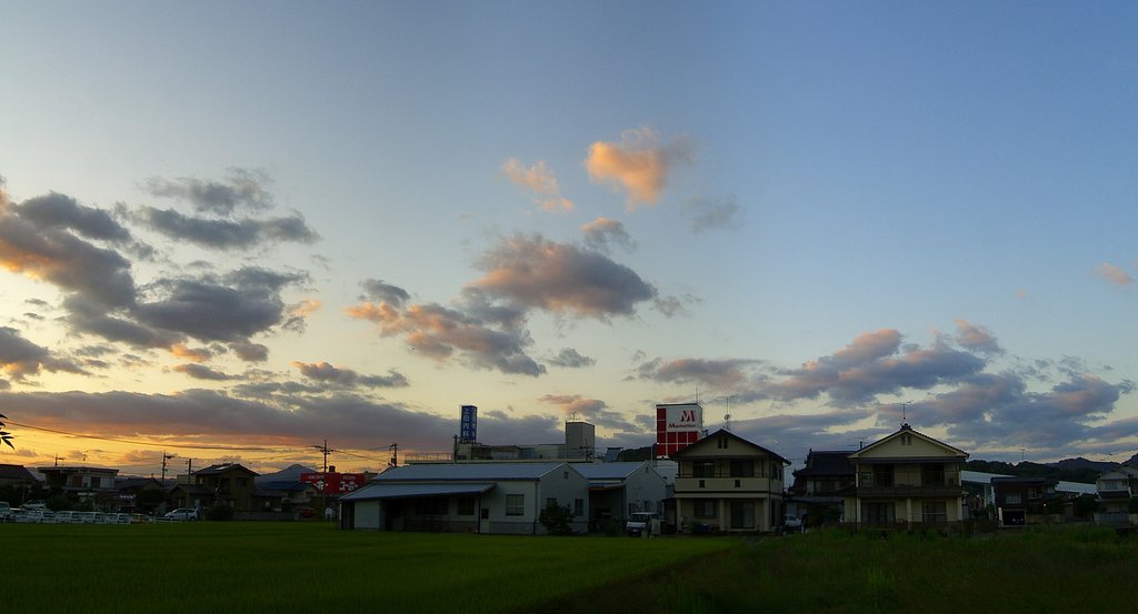 秋空−夕焼け