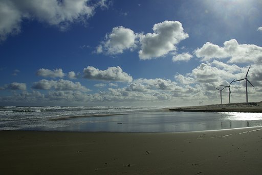 雲と海の風景