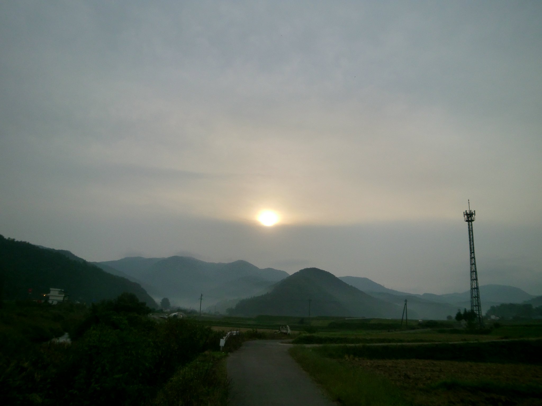 朝の東のお空