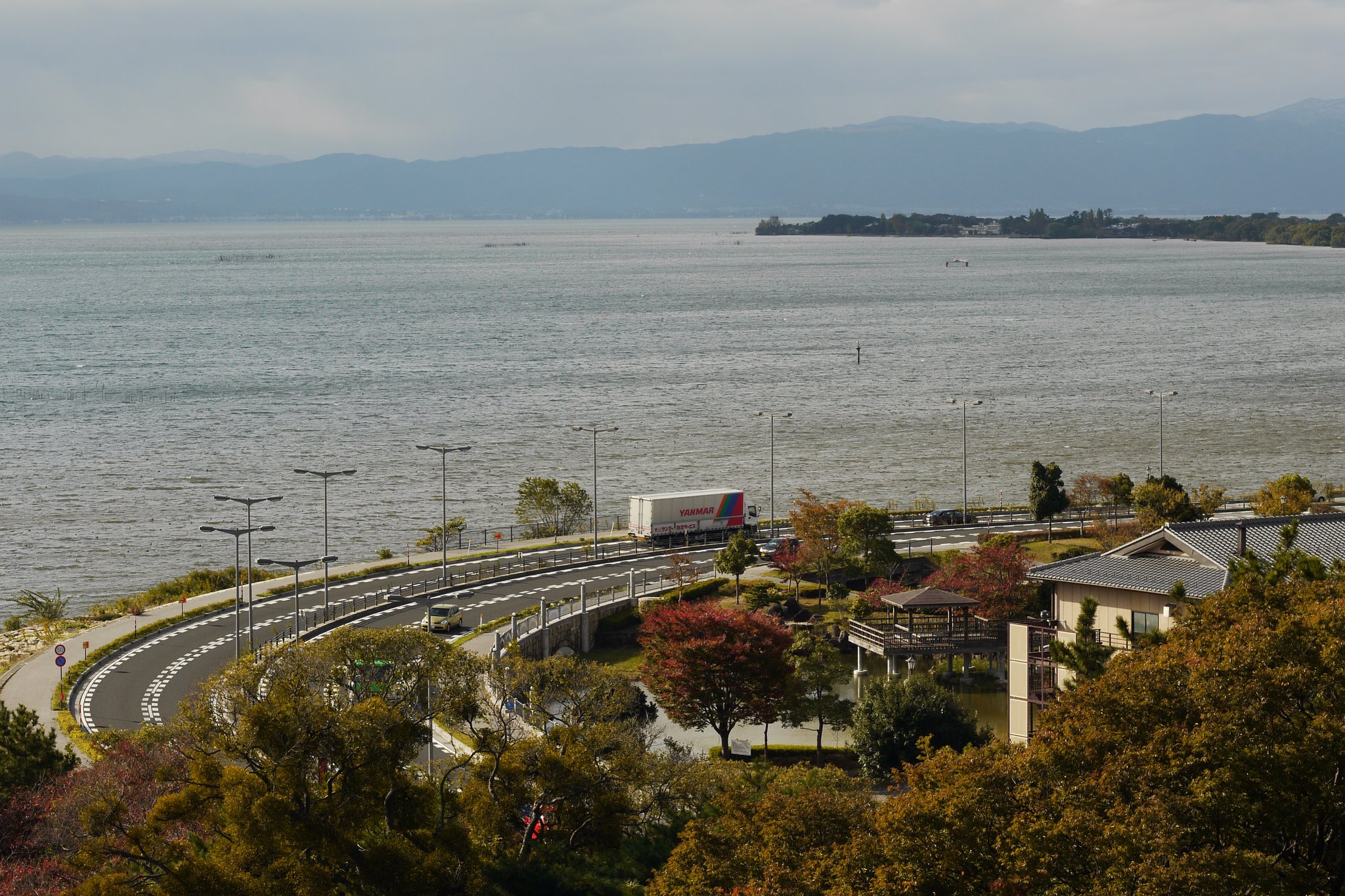 長浜城天守閣より