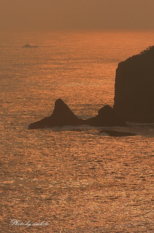 石廊夕景