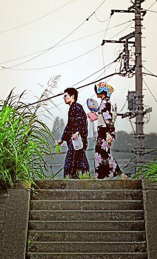【花火大会】 花火見物