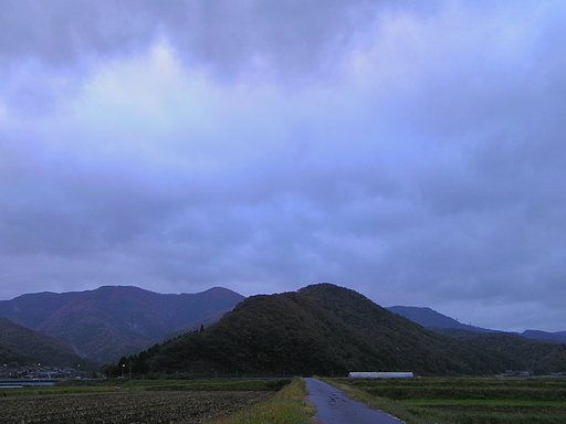 日の出は見られません!