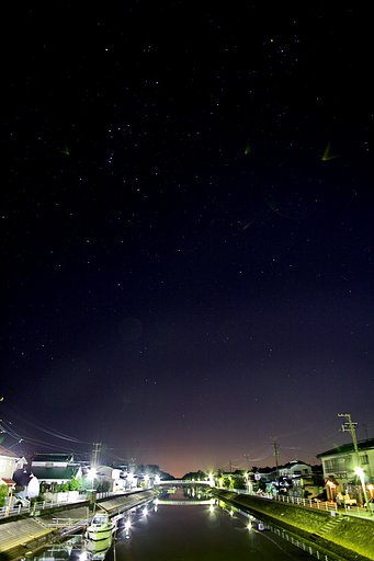 【流】運河を渡るオリオン