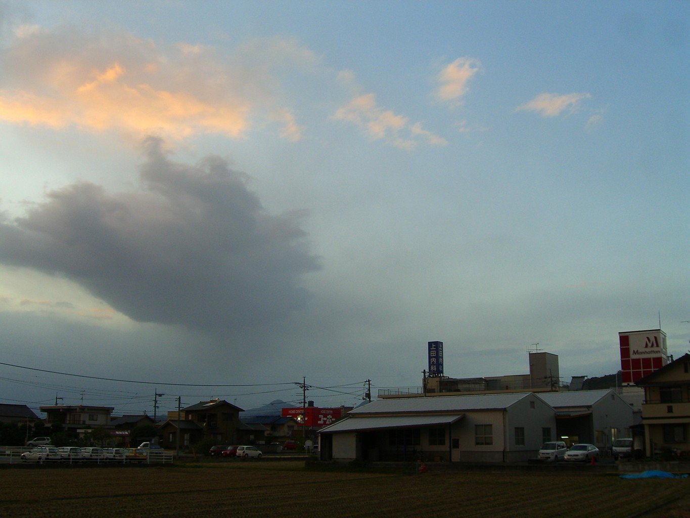 冷えた夕暮れ