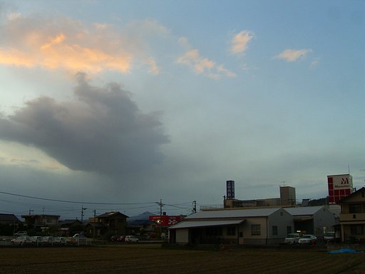 冷えた夕暮れ