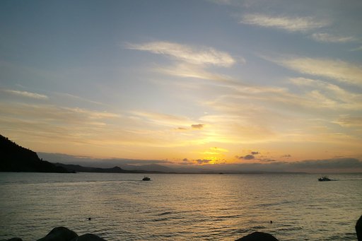 黄金色の夕焼け!