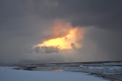 雪＆海