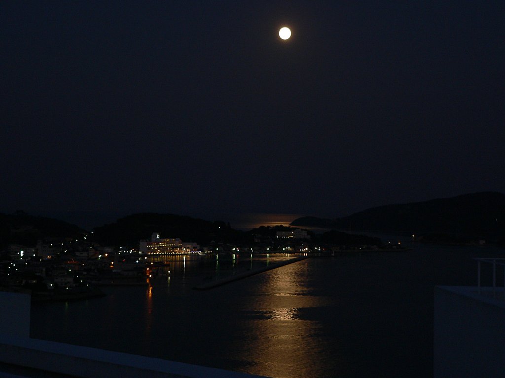 満月と牛窓の海！