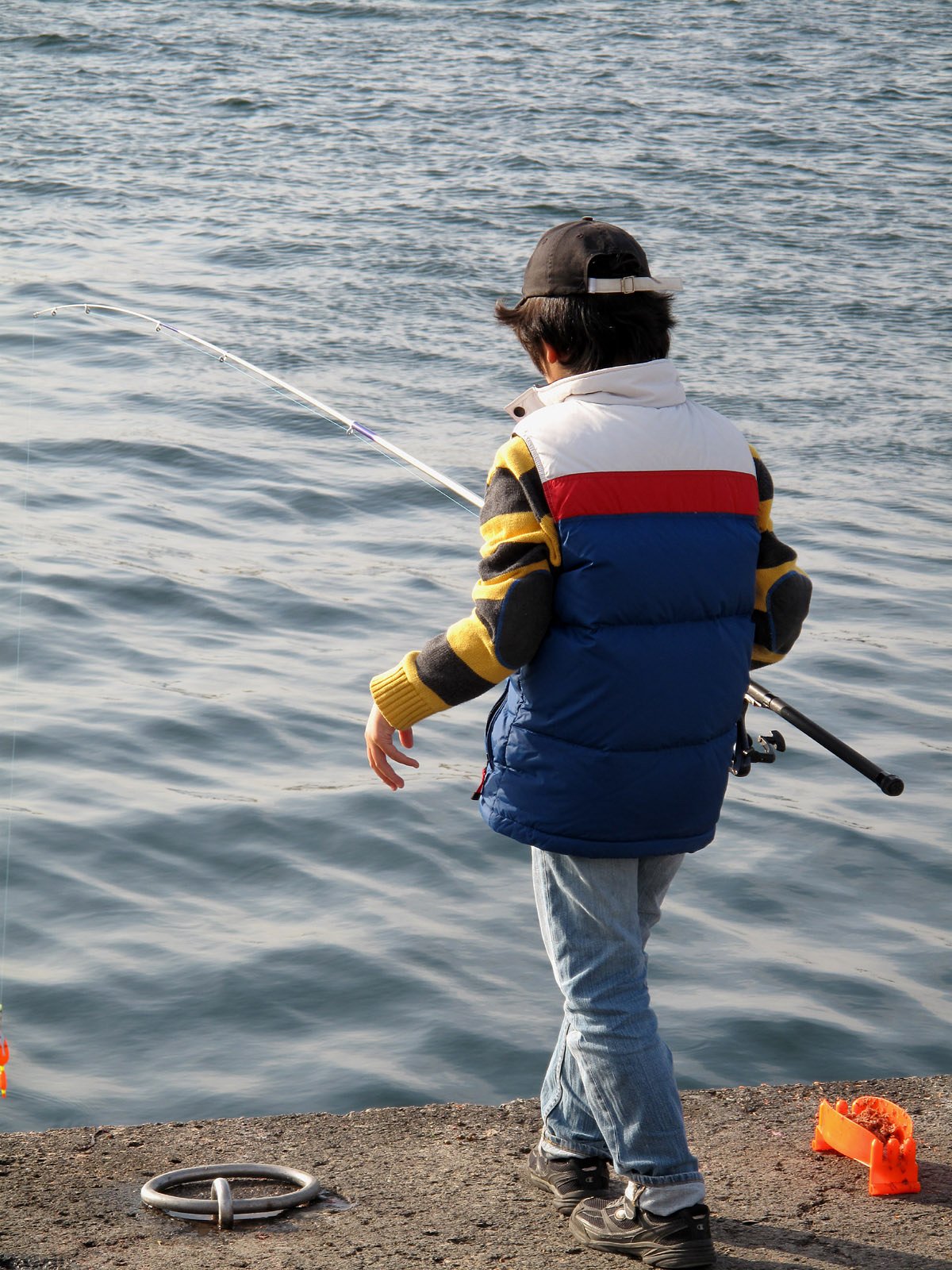 小さな釣り師