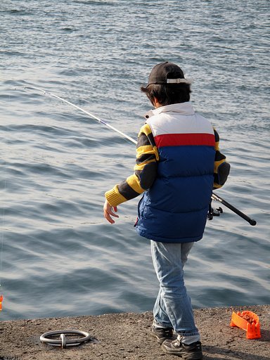小さな釣り師