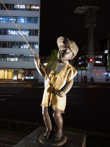 夜釣り