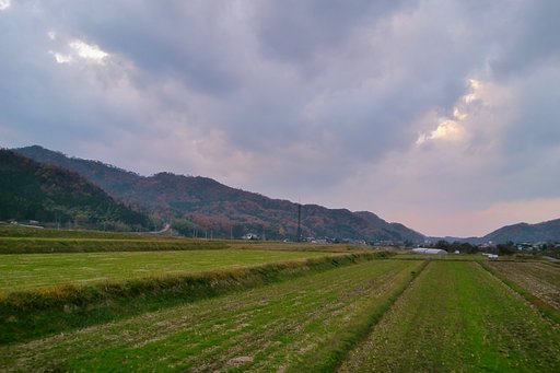 日の入り後30分ほど後