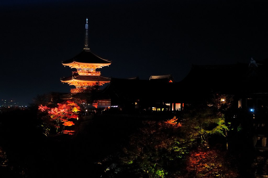 清水寺ライトアップ