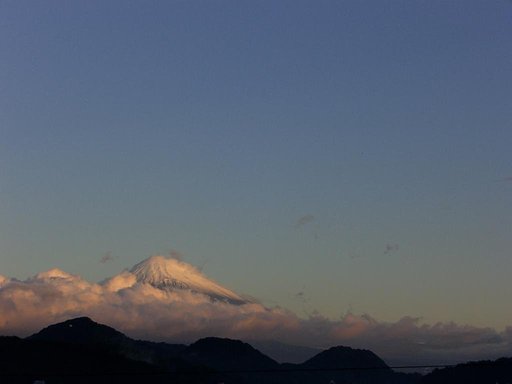 富士山雪化粧