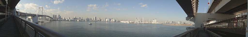 レインボー橋からの景色