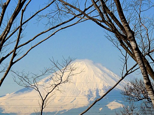 昨日の富士山