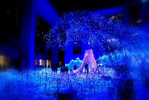 汐留　クリスマスイルミネーション