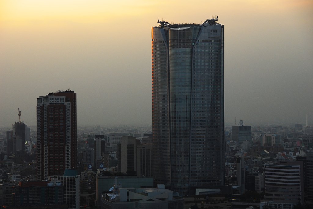 東京の夕景
