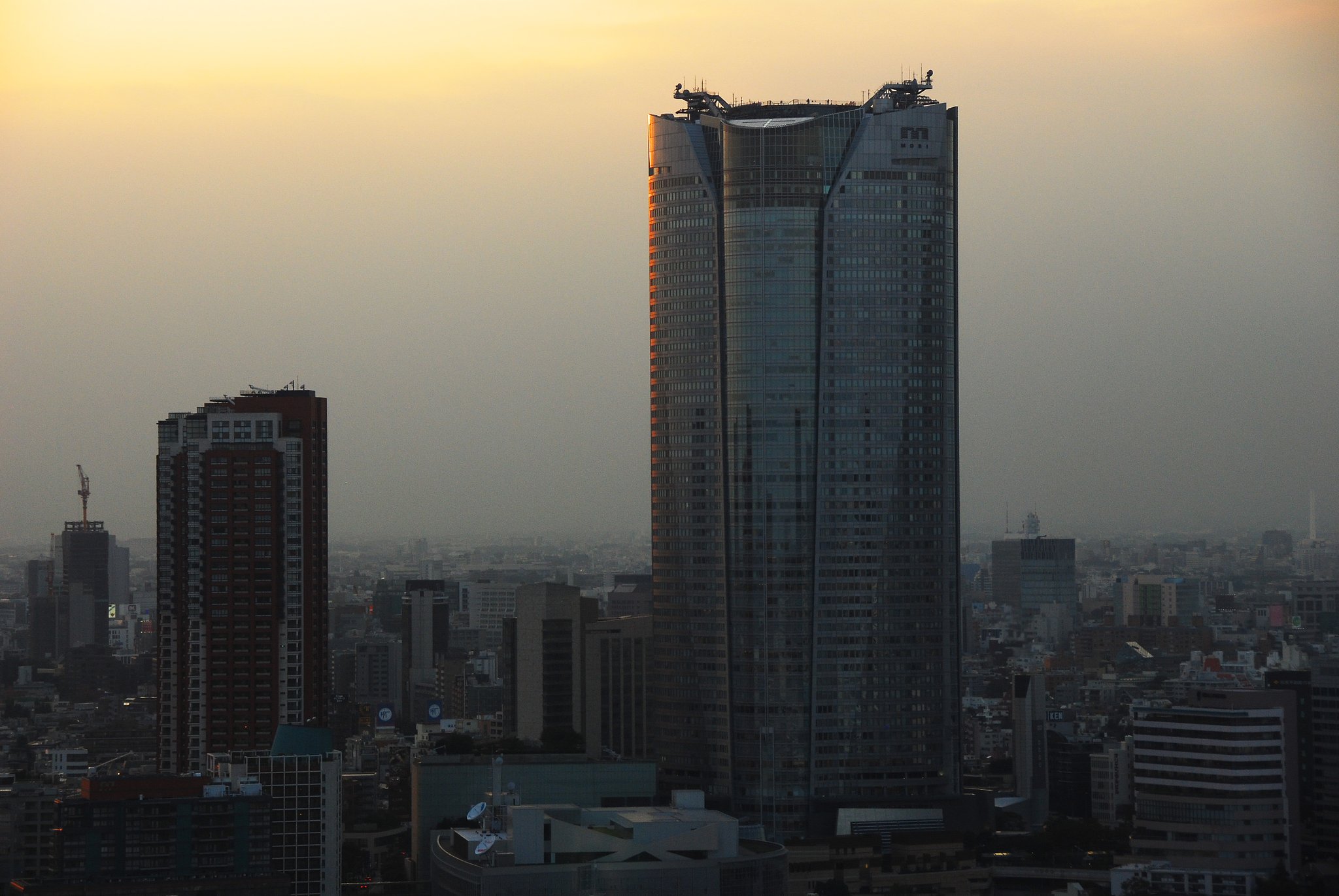東京の夕景