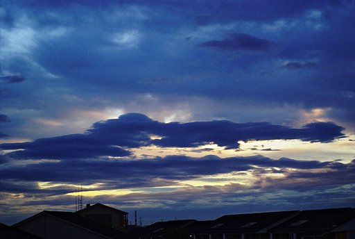 今朝の空