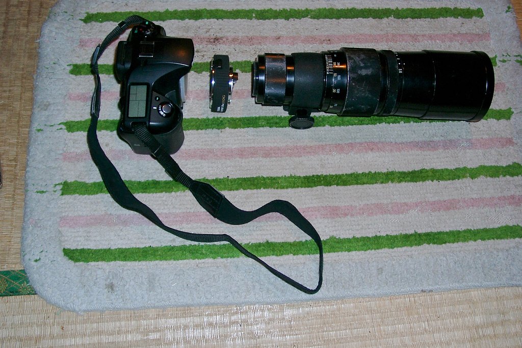 一眼+1.4xテレコン+400mm F5.6