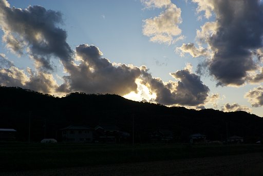 夕焼け!
