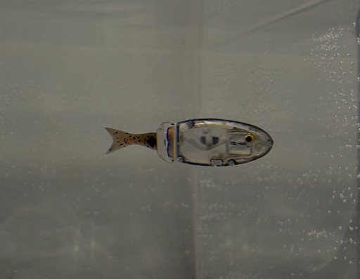 燃料電池で泳ぐ魚ロボット