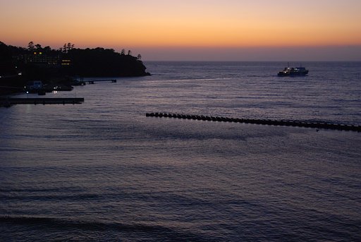 西伊豆の夕暮れ
