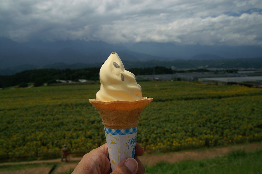 ひまわりソフトクリーム